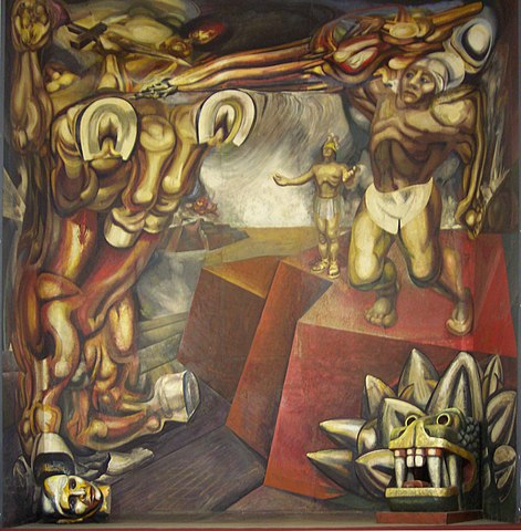 Cuauhtémoc against the myth - David Alfaro Siqueiros