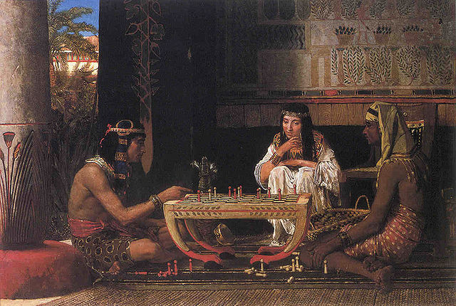 Egyptian Chess Players - Lawrence Alma-Tadema