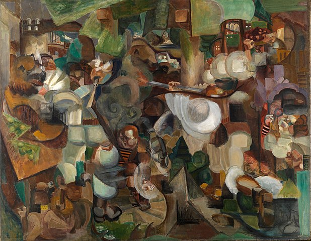 Les Montagnards attaqués par des ours - Henri Le Fauconnier