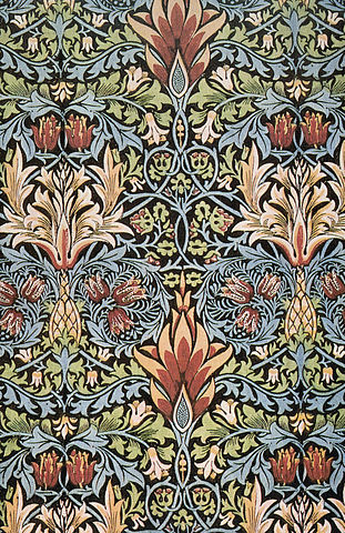 Morris Snakeshead printed textile