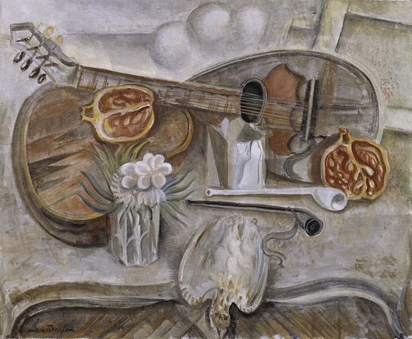 Pedestal Table in the Studio - André Masson