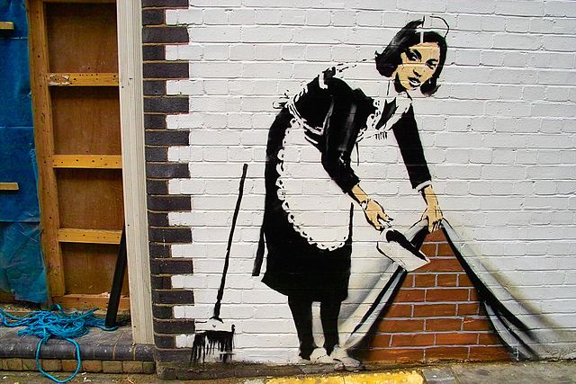Sweep at Hoxton - Banksy