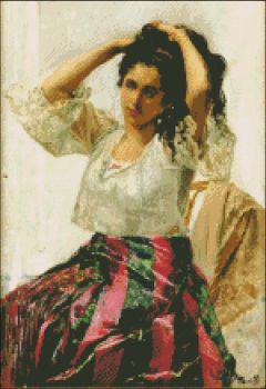 Una Mestiza by Juan Luna