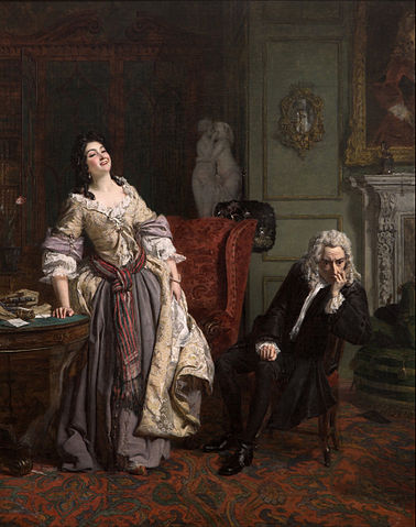 William Frith - Pope Makes Love To Lady Mary Wortley Montagu