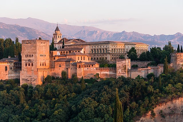 Dawn Charles V Palace Alhambra Granada