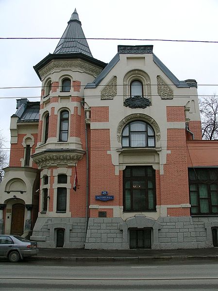 Lev Kekushev Own House Ostozhenka