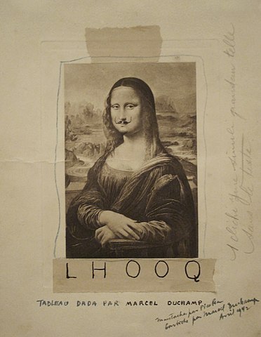 Marcel Duchamp LHOOQ