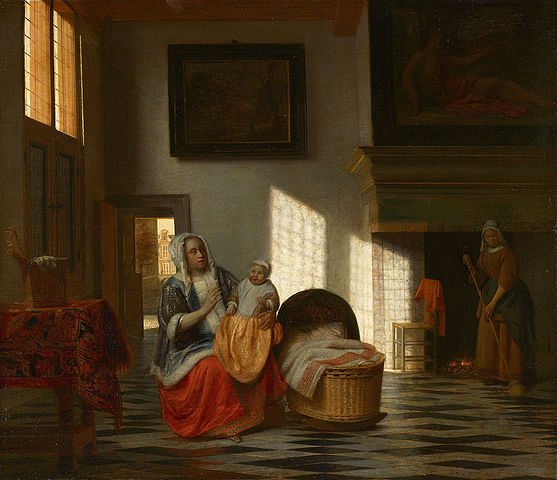 Mother with a Child and a Chambermaid
