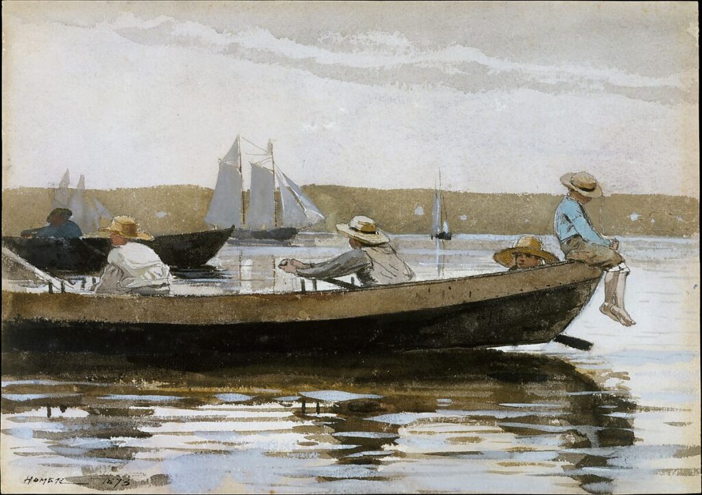 Boys in a Dory - Winslow Homer