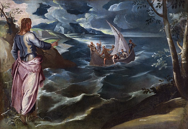 Christ at the Sea of Galilee - Tintoretto