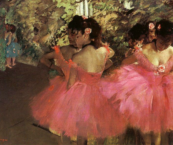 Dancers in Pink - Edgar Degas