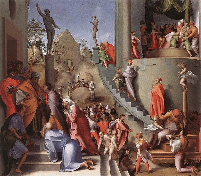 Joseph in Egypt - Jacopo Pontormo