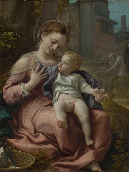 Madonna of the Basket - Antonia da Correggio