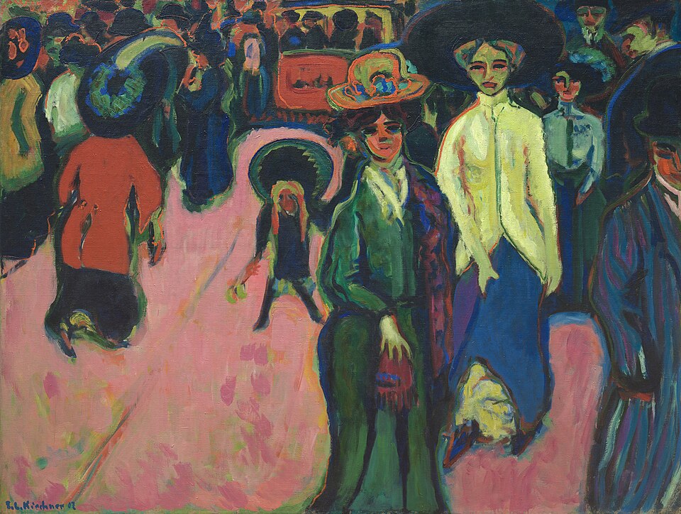 Street, Dresden – Ernst Ludwig Kirchner, 1908