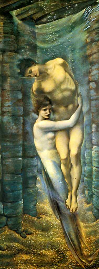 The Depths of the Sea – Edward Burne-Jones, 1887
