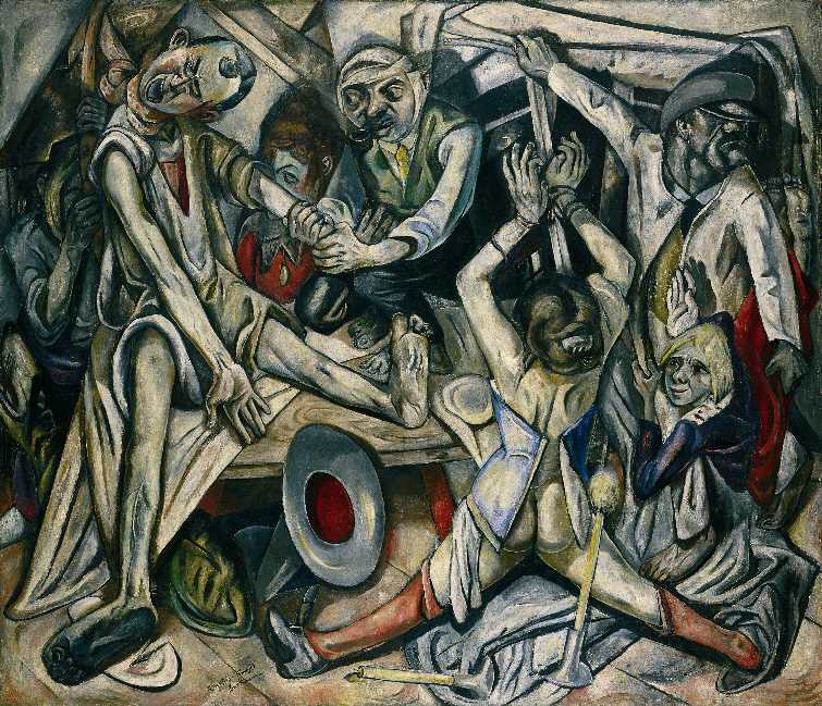 The Night – Max Beckmann, 1918–1919