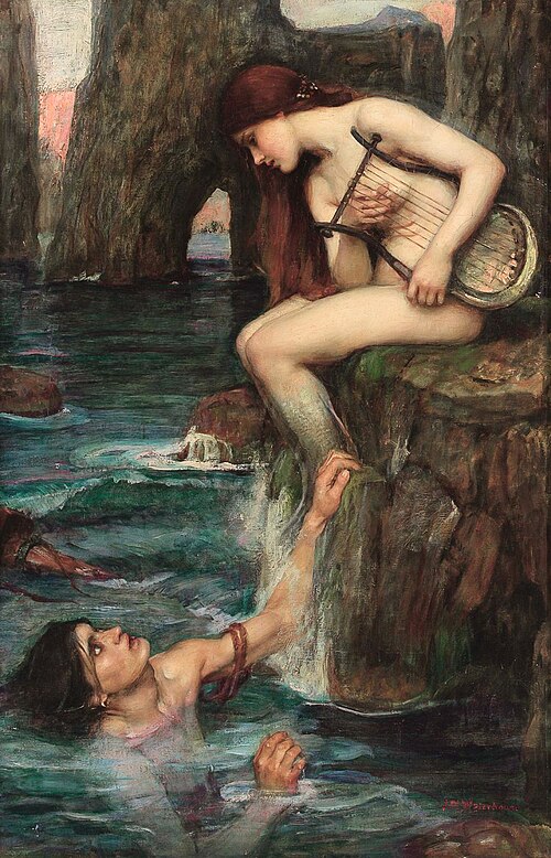 The Siren – John William Waterhouse, c. 1900