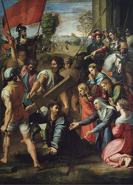 Christ Falling on the Way to Calvary - Raphael