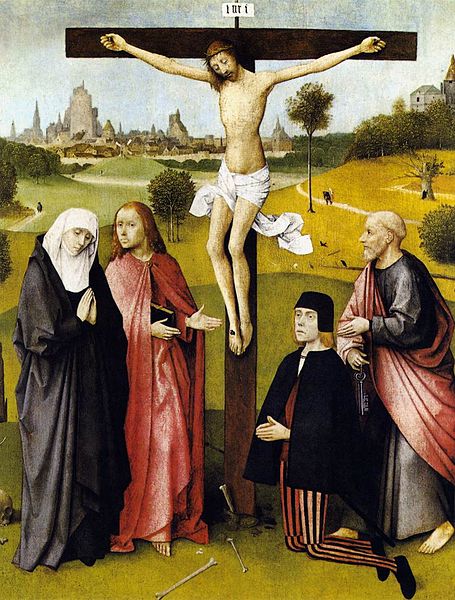 Crucifixion with a Donor – Hieronymus Bosch