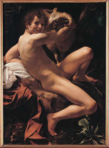 John the Baptist (Youth with a Ram) - Caravaggio