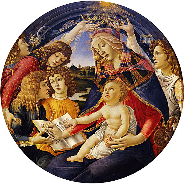 Madonna of the Magnificat Sandro Botticelli