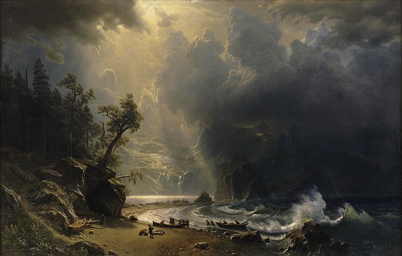 Puget Sound on the Pacific Coast - Albert Bierstadt