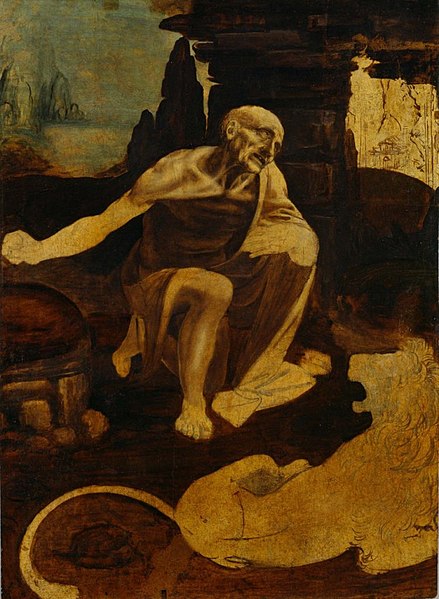 Saint Jerome in the Wilderness - Leonardo da Vinci
