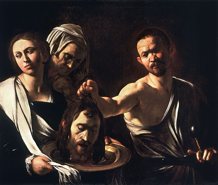 Salome with the Head of John the Baptist, London - Caravaggio