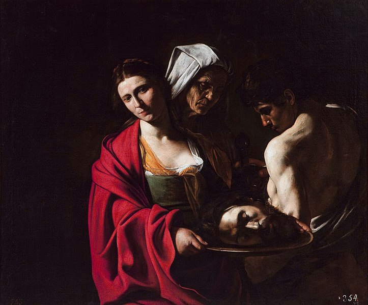 Salome with the Head of John the Baptist, Madrid - Caravaggio