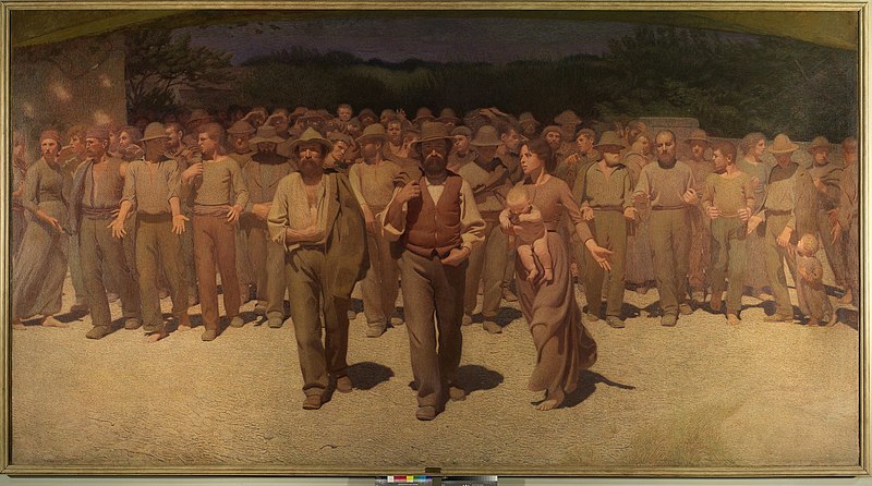 The Fourth Estate - Giuseppe Pellizza da Volpedo