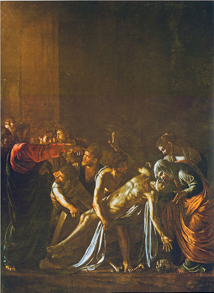 The Raising of Lazarus - Caravaggio