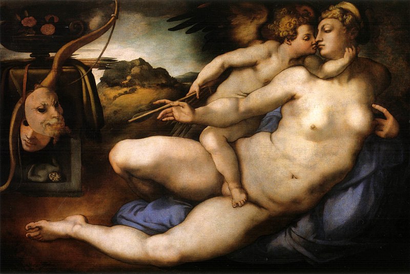 Venus and Cupid (Pontormo) - Michelangelo