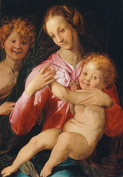Virgin and Child with the Young Saint John the Baptist - Bronzino