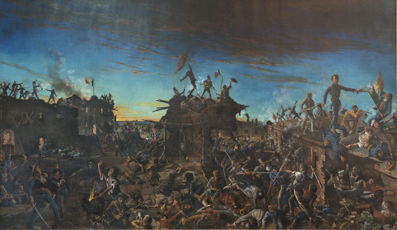Dawn at the Alamo