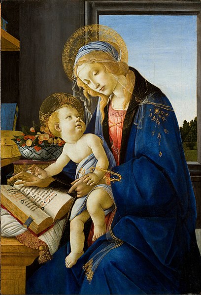 Madonna of the Book - Sandro Botticelli