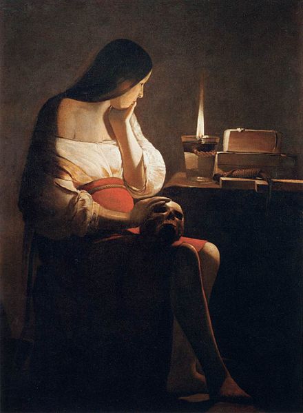 Magdalene with the Smoking Flame - Georges de La Tour