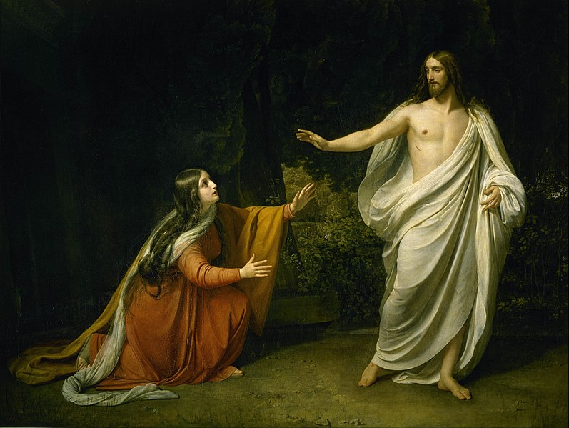 The Appearance of Christ to Mary Magdalene - Alexander Andreyevich Ivanov