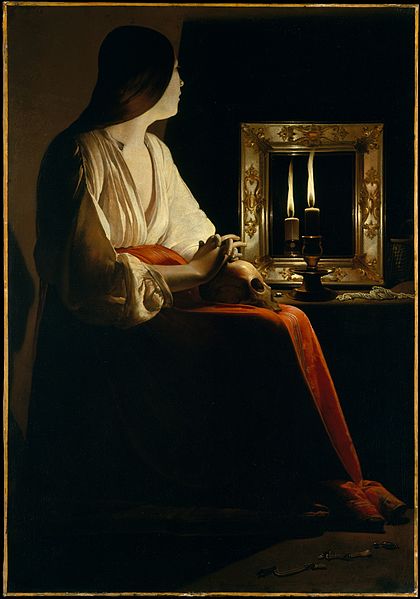 The Penitent Magdalene - Georges de La Tour