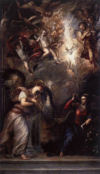  Annunciation - Titian