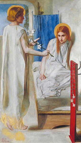 Ecce Ancilla Domini! - Dante Gabriel Rossetti