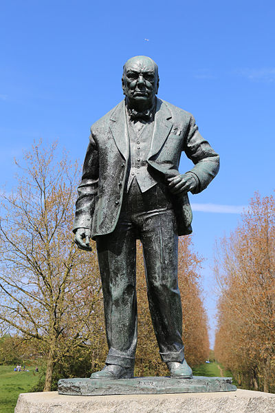 Statue of Winston Churchill, Woodford - David McFall