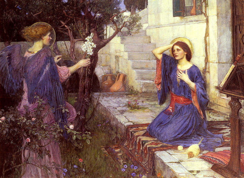 The Annunciation - John William Waterhouse