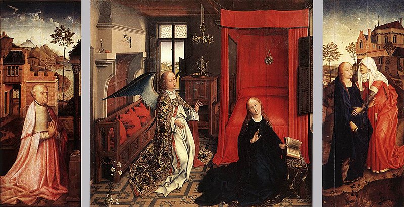 The Annunciation Triptych- Rogier van der Weyden