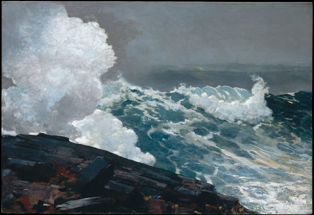 Breaking Waves – Winslow Homer, 1881