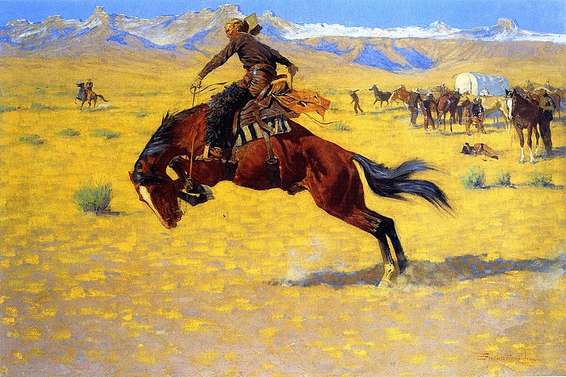 Cold Morning on the Range - Frederic Remington