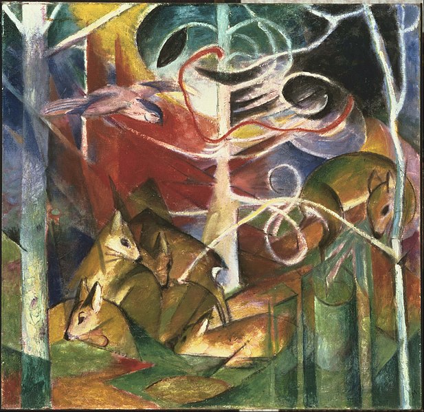 Deer in the Forest I – Franz Marc