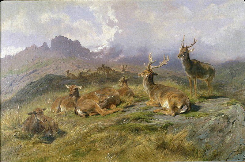 Landscape with Deer - Rosa Bonheur