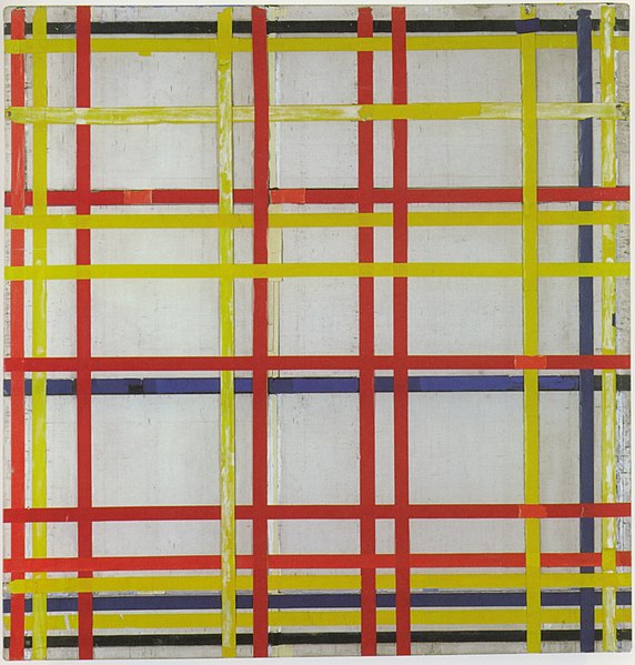 New York City 1 - Piet Mondrian
