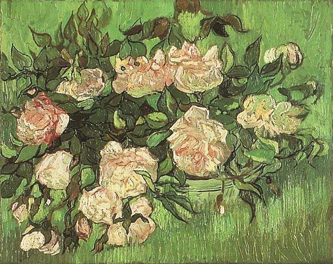 Pink Roses - Vincent van Gogh