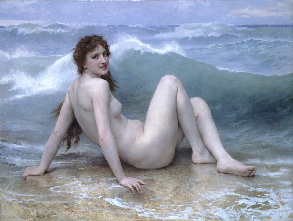 The Wave – William-Adolphe Bouguereau, 1896